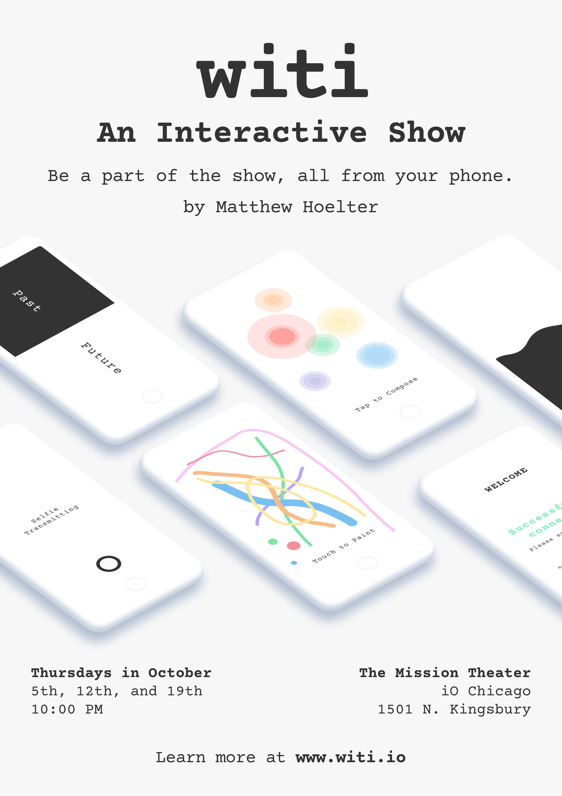 Witi, An Interactive Show